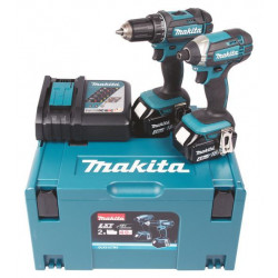 Akkukonesarja Makita LXT DDF482+DTD152, 18V, 2x4.0Ah akuilla + Makpac