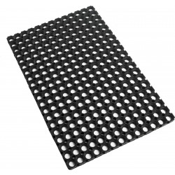 Rengasmatto Domino 80x120cm, musta