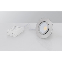 LED-alasvalo Malmbergs MD-230 5W, IP44, kromi