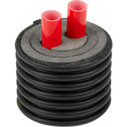 Lämpöjohtoputki Meltex MX-Radiflex Twin, Ø63+63/200 mm, PN6
