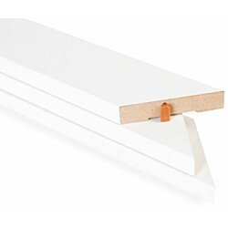 Ovilistat Maler Aava, 12x42xM8, 1-puolinen, mdf, valkoinen, sis. jiirikulmalukitsimet