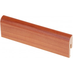 Jalkalista Maler R10 Pyörre, 12x42x2750mm, MDF, kirsikka