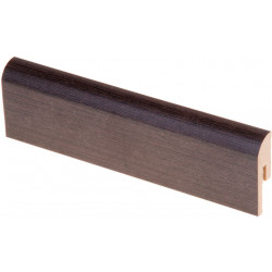 Jalkalista Maler R10 Pyörre, 12x42x2750mm, MDF, wenge