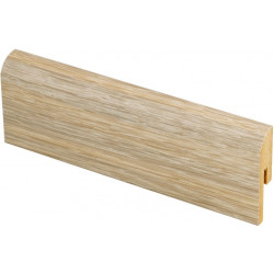 Jalkalista Maler R10 Pyörre, 12x42x2750mm, MDF, vanilla tammi