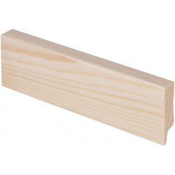 Jalkalista Maler Aava, 12x42x2700mm, mänty, lakattu