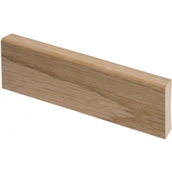 Jalkalista Maler R2 Aava, 12x42x3050mm, tammi, puuvalmis