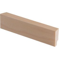 Jalkalista Maler ART Aava R2, 16x42x2700mm, koivuviilu, lakattu