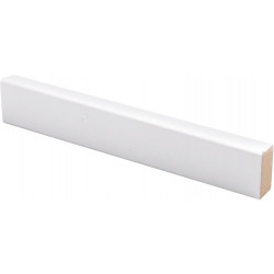 Peitelista Maler Aava, 12x25x3300mm, MDF, valkoinen