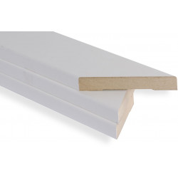 Ovilistat Maler Aava, 12x58xM8, 1-puolinen setti, MDF, valkoinen