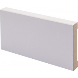 Peitelista Maler Smart Aava, 12x70x3660mm, MDF, puolikiiltävä valkoinen