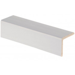 Reunalista Maler ART Aava, 42x42/36x2700mm, mänty, valkoinen