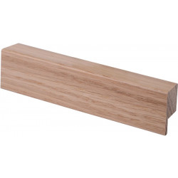 Päätelista Maler, 19x30x1000mm, tammi, puuvalmis