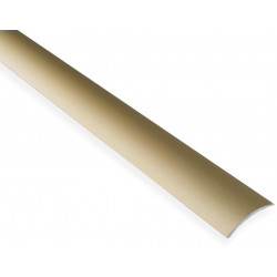 Saumalista Maler sileä, 5x30x1000mm, alumiini, tarra, kulta anodisoitu