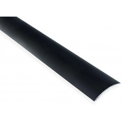 Eritasolista Maler sileä, 0-10mm, 6.2x41x1000mm, alumiini, tarra, musta anodisoitu