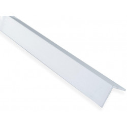 Kulmalista Maler sileä, 2x25x25x2000mm, alumiini, hopea anodisoitu