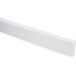 Peitelista Maler PVC, 10x32x2200mm, valkoinen