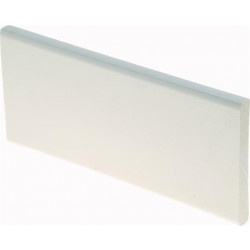 Peitelista Maler PVC, 10x70x2400mm, valkoinen