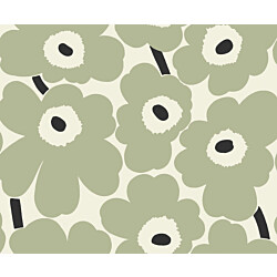 Tapetti Marimekko Unikko, 0.7x10.05m, matta, vaaleanvihreä, non-woven