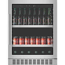 Juomakaappi mQuvée BeerServer 60 BS60S-700, 60cm, teräs, integroitava