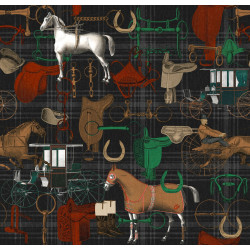 Paneelitapetti Mindthegap The Jockey, 1.56x3m, haalea