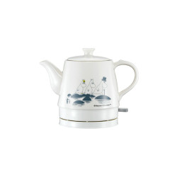 Keraaminen vedenkeitin Muumi Romance Meren rannalla 19130010, 0,8l, valkoinen