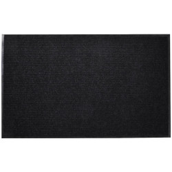 Musta pvc ovimatto 90 x 60 cm