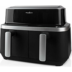 Airfryer kahdella korilla Nedis KAAF320BK, 2x4.2l