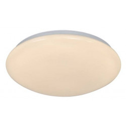 LED-plafondi Nordlux Montone liiketunnistimella, Ø330mm, IP44, valkoinen
