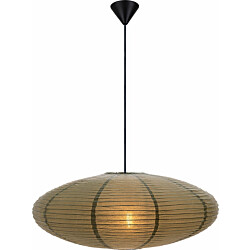 Riisipaperivarjostin Nordlux Villo, Ø60cm, vihreä