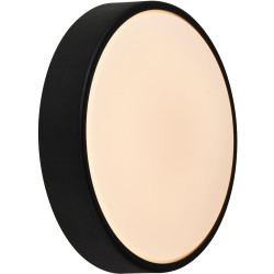 LED-ulkoseinävalaisin Nordlux Oliver Round, musta