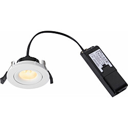 LED-alasvalo Nordlux Aliki, IP44, valkoinen