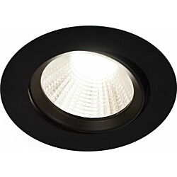 LED-alasvalo Nordlux Fremont, 4000K, musta