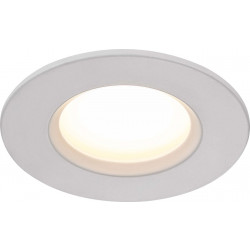 LED-alasvalo Nordlux Dorado, ø85x36mm, 2700K, himmennettävä,  valkoinen