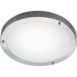 Plafondi Nordlux Ancona Maxi E27, ø31,5cm, harjattu teräs