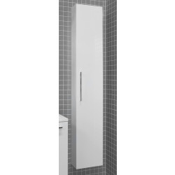 Korkea kaappi Noro Multi 295x150x1650 mm kiiltävä valkoinen