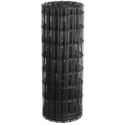 Puutarha-aita Hortus, 5x10cm, 2.1mm, 10m, 0% PVC, musta