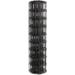 Puutarha-aita Hortus, 10x10cm, 0.9x25m, 0% PVC, musta