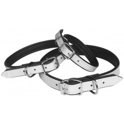 Nahkapanta Pet First, vuorella, heijastin, 25mmx55cm, musta