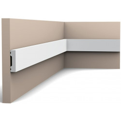 Koristelista Orac Decor SX162, 10x40x2000mm, polystyreeni, valkoinen