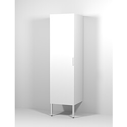 Pyykkikaappi Otsoson, 500x523 mm, mattavalkoinen