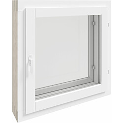 Tuuletusikkuna Oulux Priima MSEA 2+1, puu-alumiini, 6x6, karmi 130mm