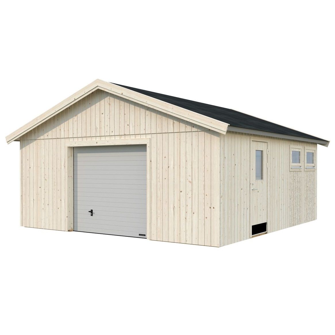 Autotalli Palmako Andre, nosto-ovella, 28,5m²