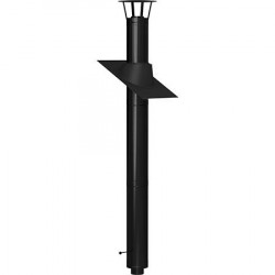 Kamiinan piippusetti Pisla, 3m/150mm, musta/rst