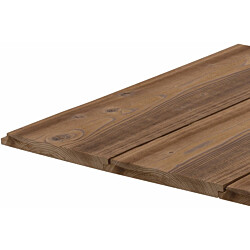 Paneeli Lunawood Layer, 19x188x4500mm, kuusi, Thermo-D lämpökäsitelty, harjattu