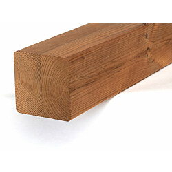Liimapuutolppa Lunawood, 88x88x3000mm, mänty, Thermo-D lämpökäsitelty, ympärihöylätty