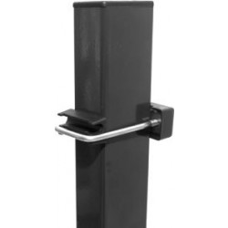 AB Polar nelikulmainen aitatolppa musta 40x60mm, korkeus 170cm