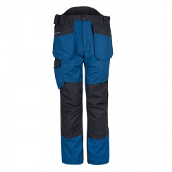 Riipputaskuhousut Portwest T702 WX3, sininen, koko UK34/EU50 lyhyellä lahkeella