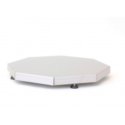 Kiukaan alusta PP-Tuote, 8-kulmainen, 600x600 mm, ruostumaton teräs