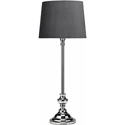 Pöytävalaisin PR Home Andrea, 55cm, kromi/harmaa