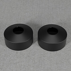 Suihkun suojakupu Scandtap Pleasure Cover Black, 2 kpl, musta